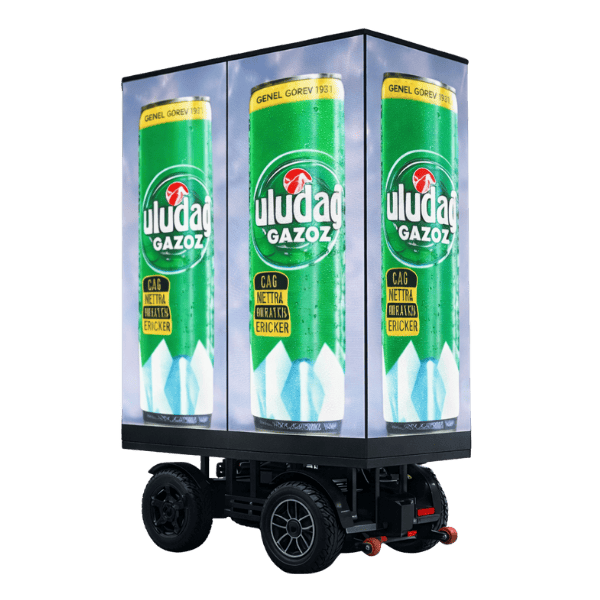 Mobil LED reklam aracı ile AVM ve etkinlik alanlarında yüksek görünürlük sağlayan dijital yürüyen reklam çözümü